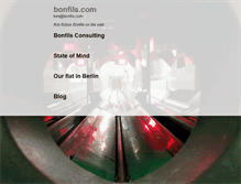 Tablet Screenshot of bonfils.com